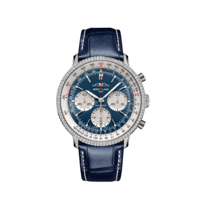 replica breitling Navitimer B01 Chronograph 41 Edelstahl Blau AB0139631C1P1